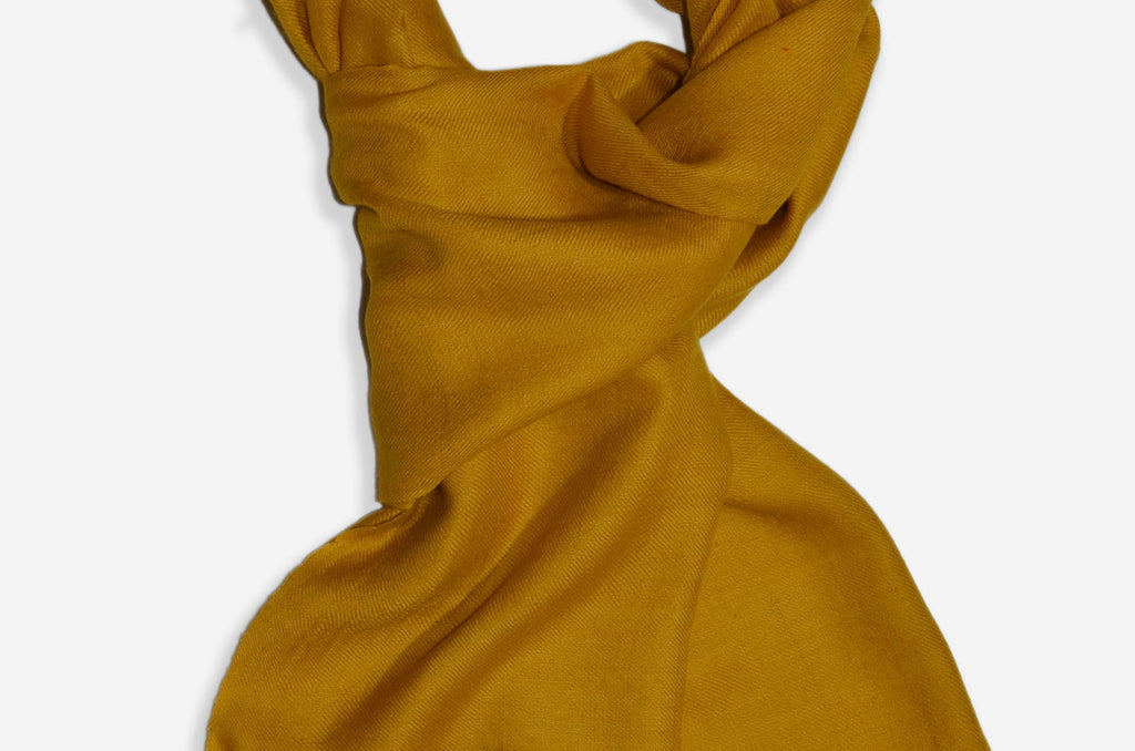 Golden Cashmere Scarf/Shawl ...